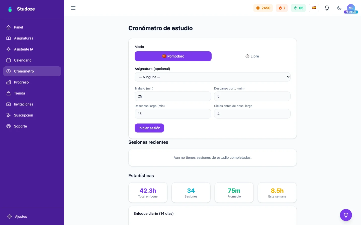 Temporizador Pomodoro